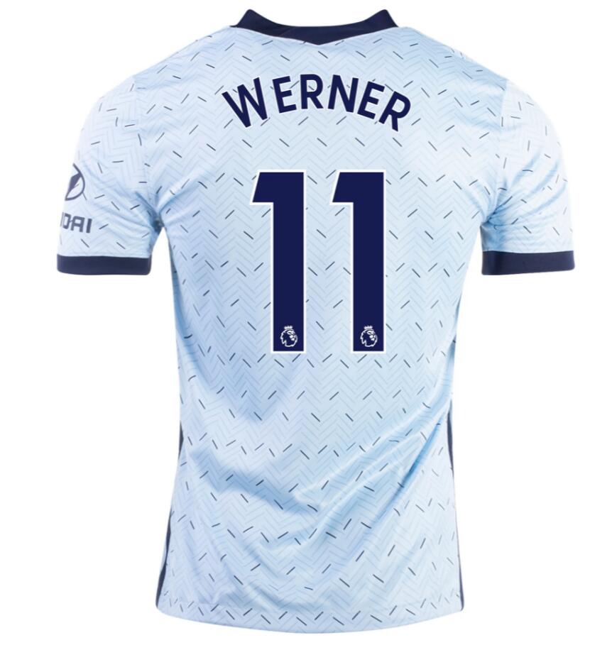 Chelsea Away Kit Soccer Jersey TIMO WERNER #11 2020/21